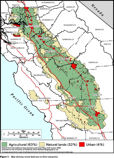 A map of Central Valley, California